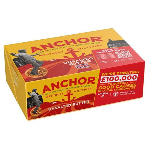Anchor Unsalted Butter - 200g