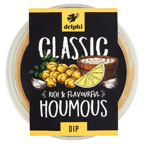 Delphi Classic Rich & Flavourful Houmous Dip - 170g