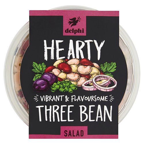 Delphi Hearty Vibrant & Flavourful Three Bean Salad - 220g