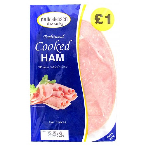 Delicatessen Cooked Ham - 90g