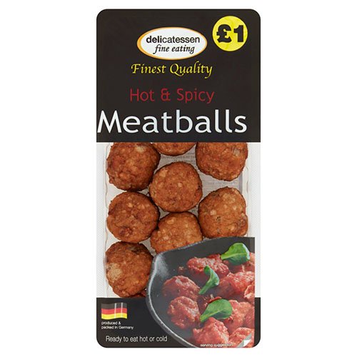 Delicatessan Hot & Spicy Meatballs - 200g