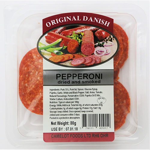Original Danish Pepperoni Slice - 80g