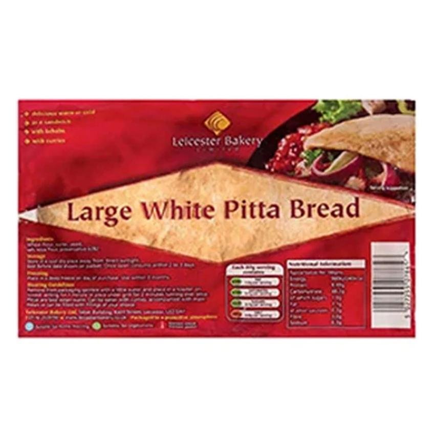 Leicester Bakery White Pitta Bread
