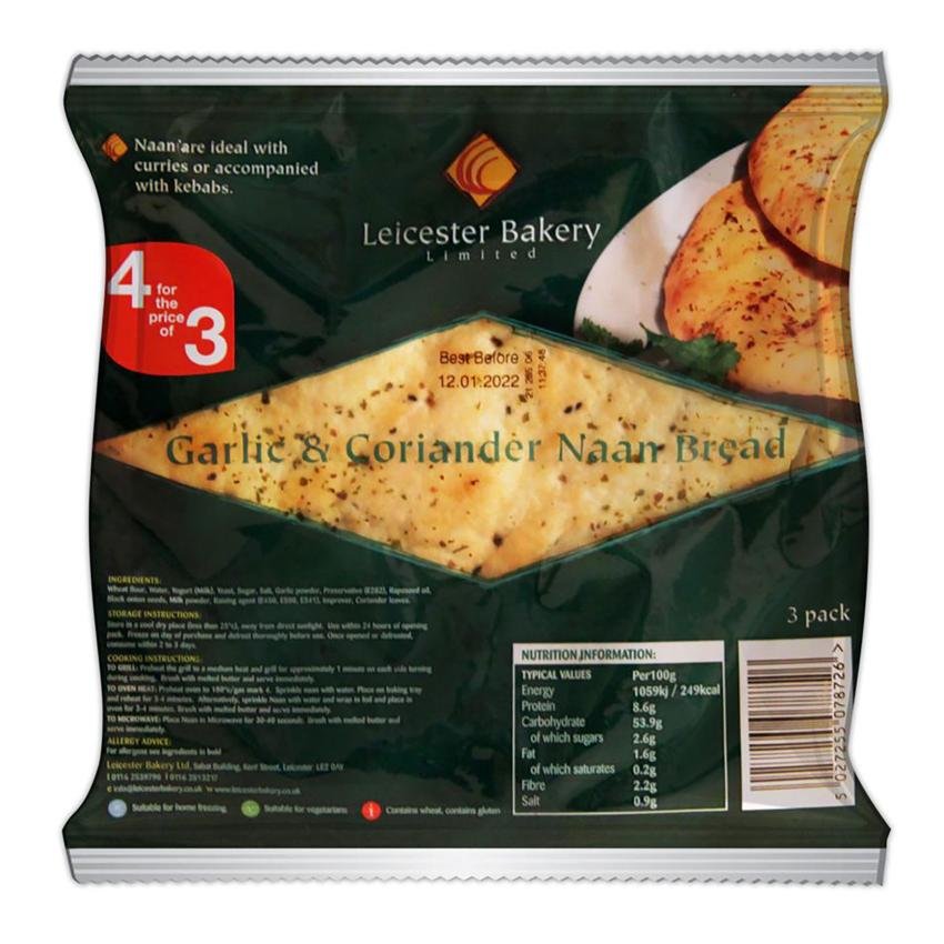 Leicester Bakery Garlic & Coriander