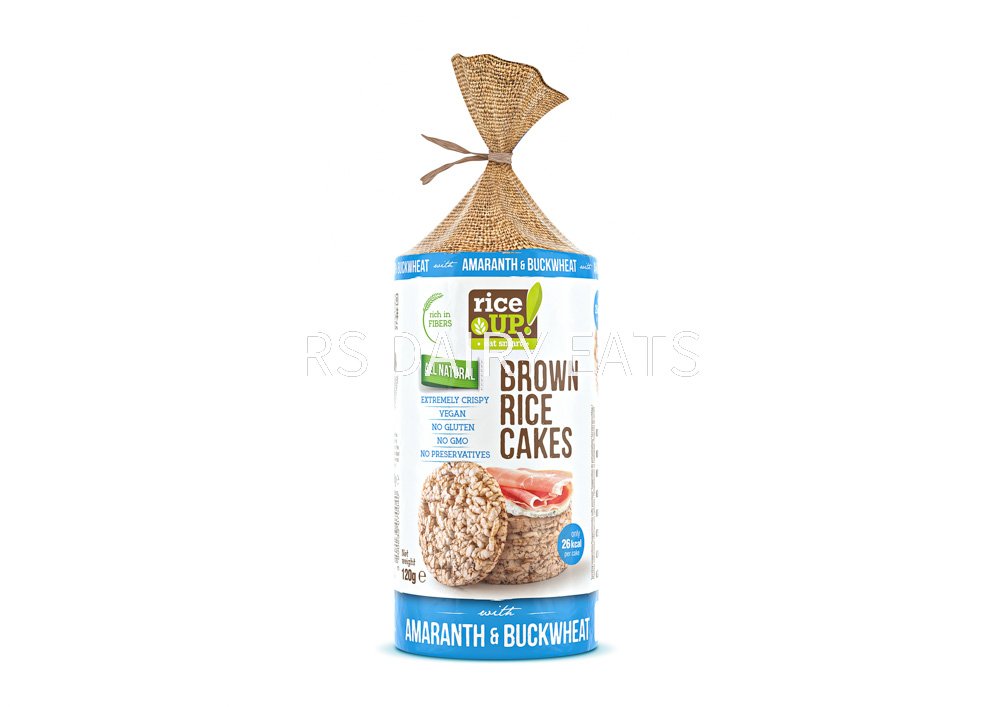 Rice Up Amaranth & Buckwheat Rice Cakes 120Gr