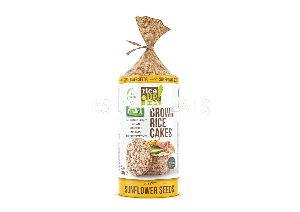 Rice Up Sunflower Seeds Rice Cakes 120Gr