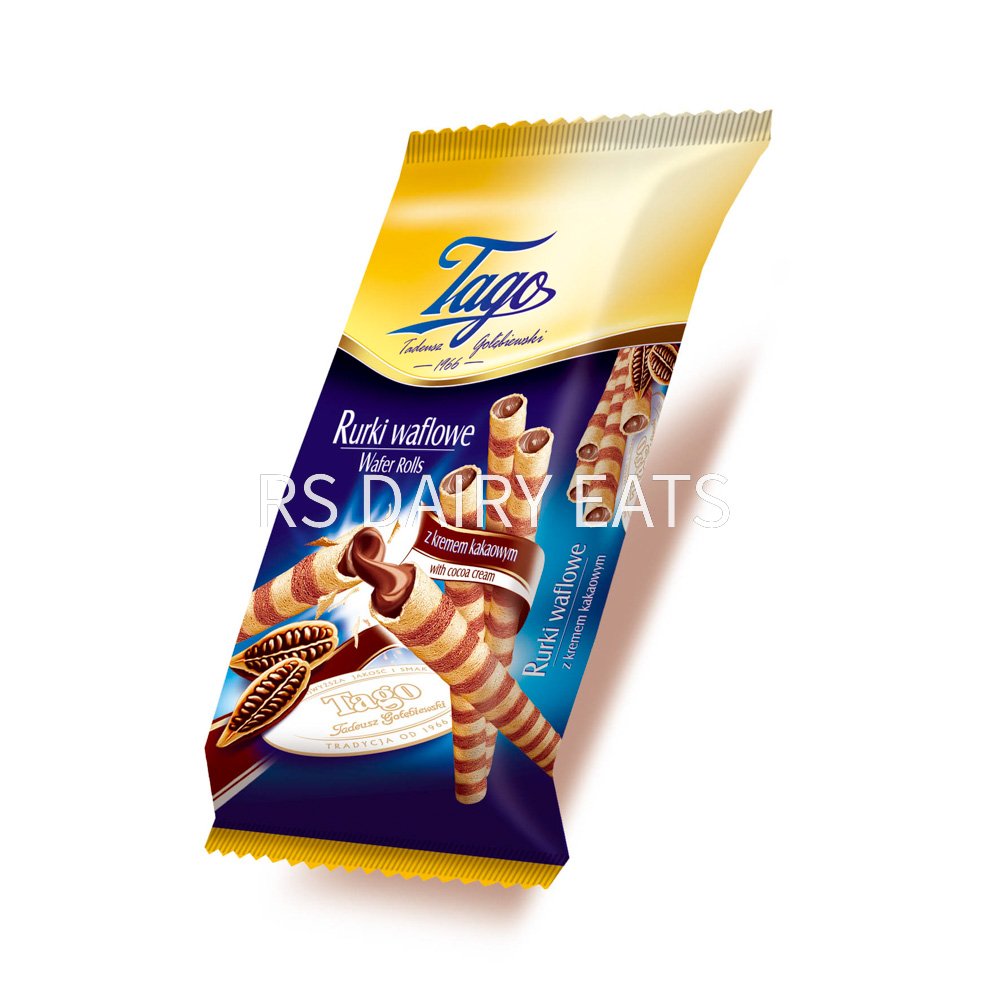 Tago Cacao Wafer Rolls 160Gr