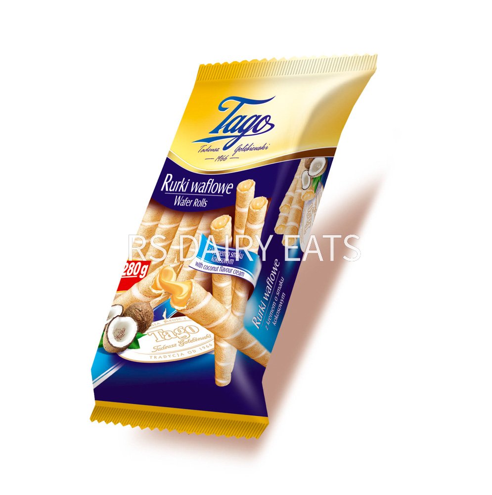 Tago Coconut Wafer Rolls 280Gr