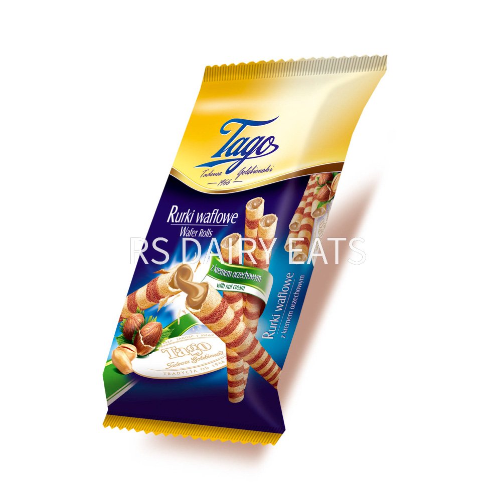 Tago Nut Wafer Rolls 160Gr